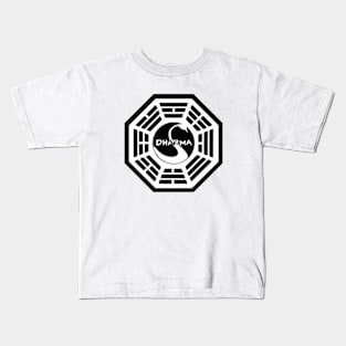 Dharma Initiative Swan Front and back Kids T-Shirt